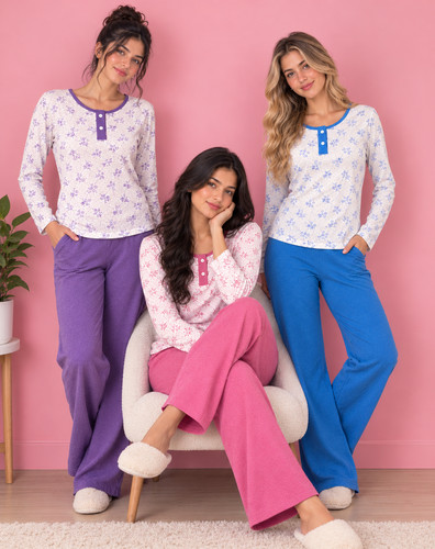 Pigiama donna donna termico