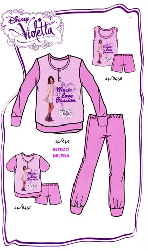 Pigiama bimba violetta mod - pigiama,
