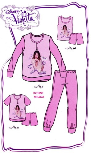 Pigiama bimba violetta - violetta, mod